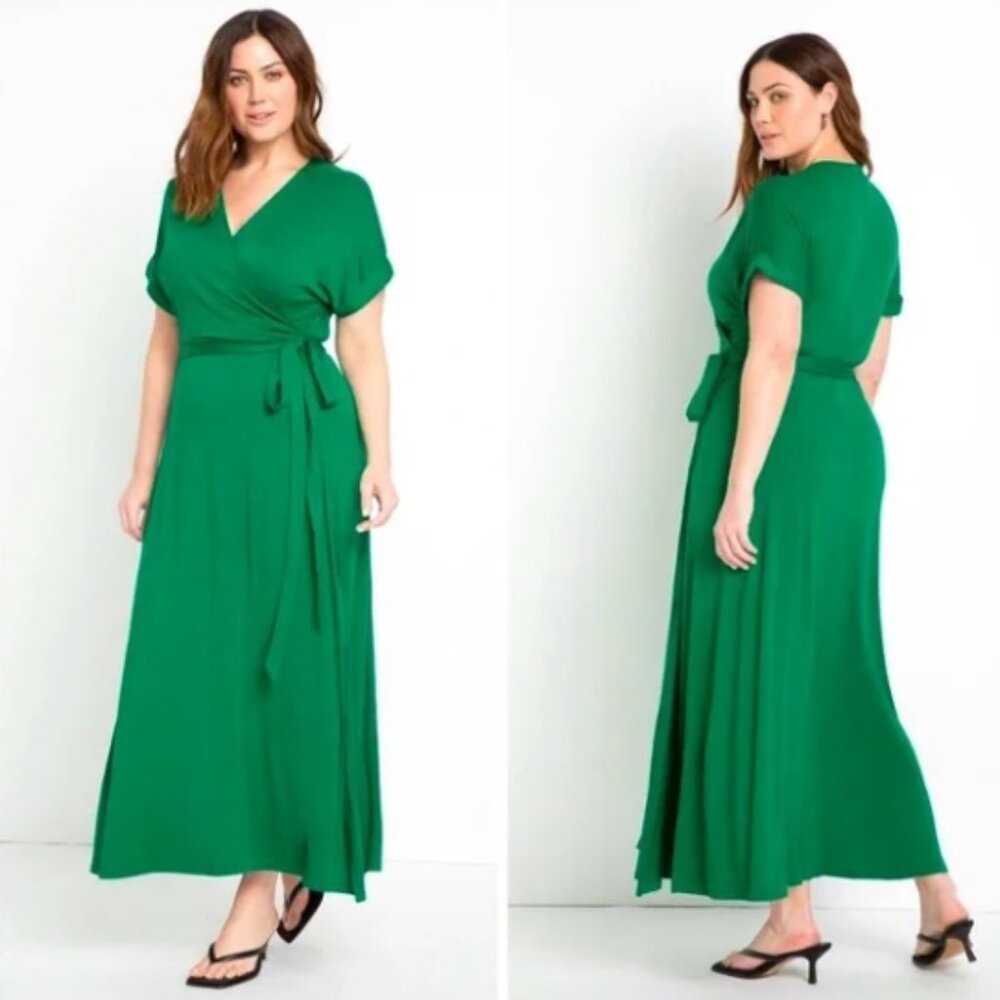 Eloquii Maxi Wrap Dress - 22